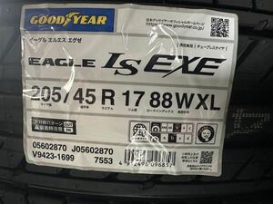 4本セット 205/45R17 2024年製造 新品サマータイヤ GOODYEAR EAGLE LS EXE 送料無料 205/45/17
