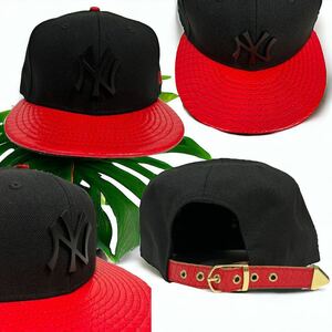 セール！ニューヨーク・ヤンキース　高級感漂うカスタムニューエラキャップ　蛇柄9FIFTY STRAPBACK NEW ERA ストラップバック