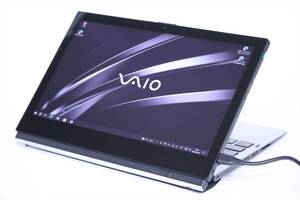 1円～ LTE対応 バッテリー良好 12.5インチ FHD液晶 2-in-1タブレットPC VAIO Pro PA VJPA11C11N m3-8100Y RAM8Ｇ SSD128G Win11対応機種