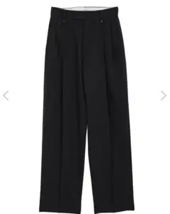 WOOL STRAIGHT PANTS