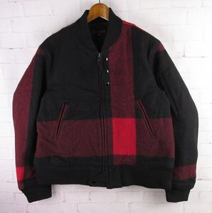 FJ26103 Engineered Garments×WOOLRICH エンジニアードガーメンツ×ウールリッチ ウール アビエータージャケット S 美品