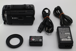 3573- ソニー SONY ビデオカメラ Handycam HDR-PJ800/B ブラック 内蔵メモリ64GB 美品