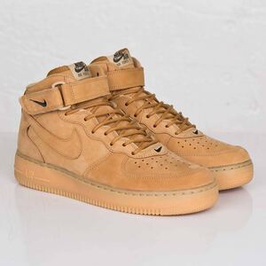 NIKE AIR FORCE 1 MID 07 PRM QS FLAX 2014 28.5cm ナイキ エア フォース ミッド プレミアム US10.5 ウィート