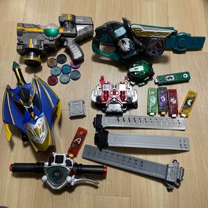 仮面ライダー DX変身ベルト等セット ツーサイドライバー ダブル アクセル ダークバイザーツバイ バースバスター フロッグポッド