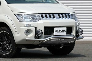 JAOS ジャオス フロントスキッドバー ポリッシュ／ブラック デリカD:5 CV1W CV2W CV5W 2018/4～2019/10 3DA-CV1W除く