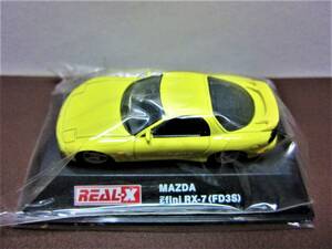 REAL-X◎マツダ ロータリーヒストリーズ コレクション◎εfini RX-7 [FD3S]1991 イエロー◎1/72箱無