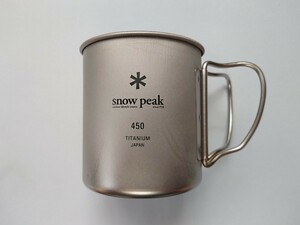 スノーピーク snow peak マグ・シェラカップ チタン シングルマグ 450ml MG-143 キャンプ