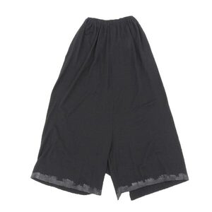 コムデギャルソン COMME DES GARCONS ウール100% サルエル パンツ ボトムス レディース 黒 ブラック GT-110200 90