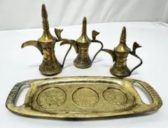 水差し皿　真鍮製　中東