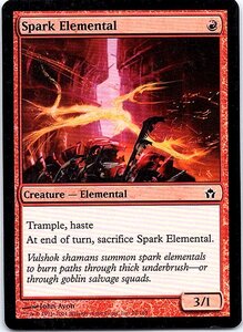 FOIL/火花の精霊/Spark Elemental/フィフス・ドーン/英語版/MTG１枚 [FC]