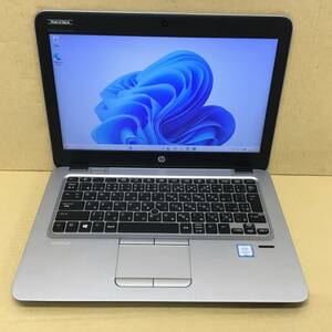 【2307252884-1】 HPノートパソコン ELITEBOOK820G3 CI3(6100U)-2.3GHZ 4GB SSD128GB 12.5インチ WIN11P 無線 BLUETOOTH カメラ