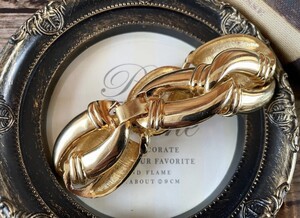 VO ヴィンテージ ゴールドカラー チェーン ブレスレット アンティーク アクセサリー フォーマル vintage accessory antique bracelet F