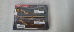 【0038】TEAM T-FORCE DELTA RGB TUF　ALLIANCE DDR4-2993 8GBx2 16GB 新品　未使用　未開封