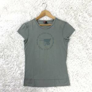 DIESEL ディーゼル 半袖Tシャツ グリーン系 コットン 綿 レディース S YA7958