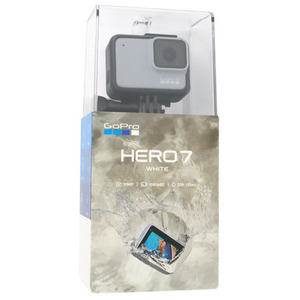 【新品訳あり(箱きず・やぶれ)】 GoPro ウェアラブルカメラ HERO7 WHITE CHDHB-601-FW [管理:1000029618]