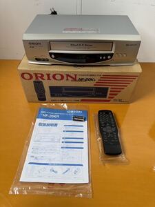 【ORION】オリオン ビデオデッキ 美品 付属品有り HF-20KR 録再ビデオ