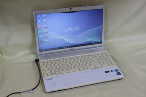 ジャンク品ノートパソコン SONY VAIO VPCEB2AFJ Windows10 COREi5 4GB 500GB 15.5inchワイド HD blu-ray・Bluetooth・カメラ テンキー OS有