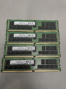 ★サーバ用メモリ★4枚セット 合計128GB SAMSUNG 32GB 2Rx4 PC4-2666V-RB2-12-MA0★現状引き渡し★動作未確認★