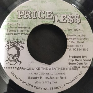 Bounty Killer ＆ Junior Reid ＆ Busta Rhymes/Change Like The Weather Remix 90s Dancehall