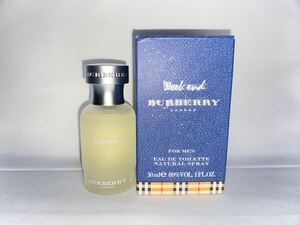 残量多　バーバリー　ＢＵＲＢＥＲＲＹ　ウィークエンド　フォーメン　オードトワレ　ナチュラルスプレー　３０ｍｌ