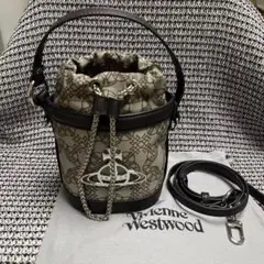 Vivienne Westwood バケツバッグ ハンドバッグ ブラウン