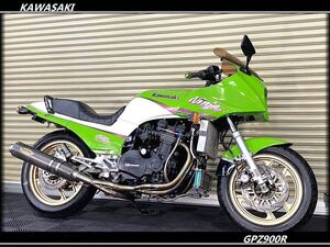 ★GPZ900R★A7★お得な車検２年付き★カスタムマフラー装着★タックロールシートでカスタム感抜群★新品チェーン★オイル/プラグ交換済み★