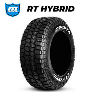 送料無料 モンスタタイヤ サマータイヤ 【4本セット 新品】 MONSTA TYRES RT HYBRID RTハイブリッド 33/12.5R18 118Q LT RWL