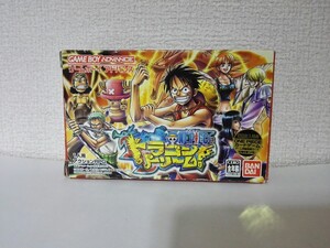 GBA ゲームボーイアドバンス ワンピース ドラゴンドリーム 箱・説明書・ハガキ・カード付き 動作確認済み GAMEBOY ADVANCE ONEPIECE