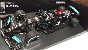 1円スタート Mercedes-AMG W12 ブラジルGP F1 2021 ルイス・ハミルトン 1/18 ミニチャンプス F1 メルセデス MINICHAMPS