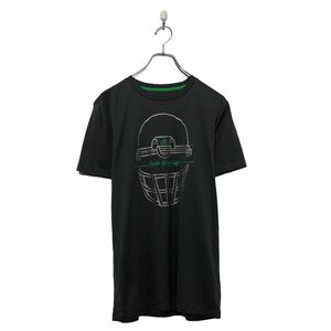 adidas 半袖 プリント Tシャツ アディダス L グレー グリーン スポーツウェア クルーネック 古着卸 アメリカ仕入 a605-6909