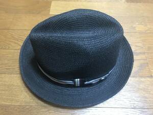 【中古・美品】Bailey Hat(ベイリー ハット) ゴルフ ハリウッド ブラック 着用回数1回