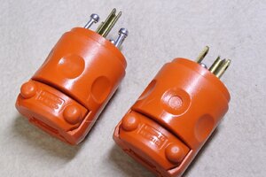 Leviton　レビトン　ホスピタルグレード　3P　Plug　Pole　プラグ　2個セット　NOS　貴重品！！　