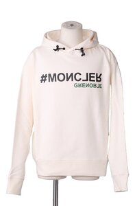 モンクレール グルノーブル ロゴスウェットシャツ ナチュラル サイズＬ MONCLER Grenoble LOGO HOODIE 8G000 27 80451 034 NATURAL