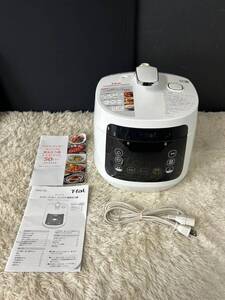 【1円スタート！動作確認済み！】T-fal ティファール 家庭用圧力なべ CY353AJP SERIE EPC19 圧力鍋 ラクラクッカー/TH011410-宅100