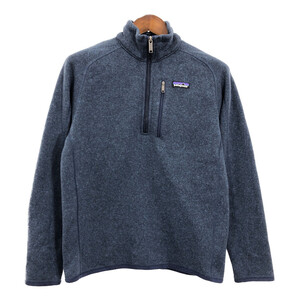 patagonia パタゴニア ベターセーター ハーフジップ フリースジャケット アウトドア ネイビー (メンズ M) 中古 古着 R0857