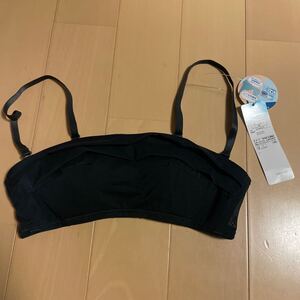 送料無料　新品　さらっとクール　ブラジャー M 黒FIBER DRY 接触冷感　高通気　抗菌防臭　送料込み