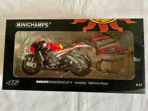 ミニチャンプス 1/12 Ducati Desmosedici GP11 Unveiling 2011 ドゥカティ ロッシ 発表会モデル 未開封品 MINICHAMPS MotoGP ミニカー