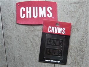 Sticker Chums Logo Emboss ステッカー Black 新品 CH62-1125 日本製