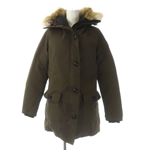 カナダグース CANADA GOOSE BRONTE PARKA ダウンジャケット アウター ロング フード コヨーテファー 国内正規 S/P カーキ 603JL