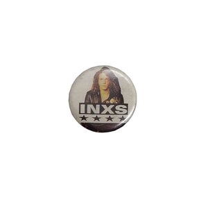 INXS インエクセス ロックバンド 缶バッジ レトロ ピンバッジ 缶バッ缶バッチ ミュージシャン