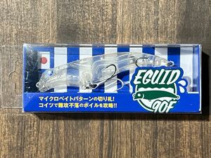 ブルーブルー BlueBlue エグイド EGUID 90F WEB限定カラー ケイムラフルクリア シーバス チヌ 村岡昌憲 高橋優介 ミノー 未使用 応募券付