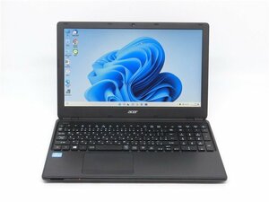 最新Win11Pro/カメラ内蔵/中古/15型/ノートPC/新品SSD256/8GB/3世代i3/ACER　E1-570-F34D/K　新品無線マウス　HDMI/USB3.0/MS office2021搭