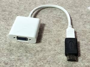 HDMI→miniHDMI → VGA 変換アダプター　VodaViews社