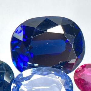 売切!!1円〜!!◯天然サファイアおまとめ6.58ct◯j 約1.31g ルース 裸石 宝石 ジュエリー jewelry sapphire EA4/EB2●DH0/EA5w4す66