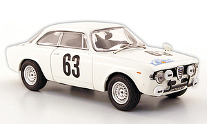 1/43 アルファロメオ Alfa Romeo 1600 GTA No.63 1965 Bianchi VIC Ciriterium de Cevennes M4 梱包サイズ60