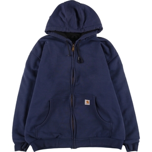 古着 90年代~ カーハート Carhartt スウェットフルジップパーカー メンズXL相当 ヴィンテージ /eaa488658