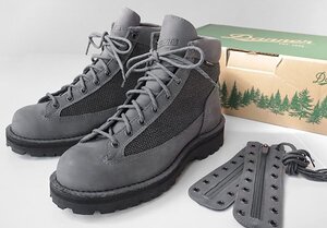 美品 DANNER ◆ DANNER FIELD R フィールド ブーツ 26cm グレー ヌバックレザー ジッパーユニット付き* マウンテンブーツ ダナー ◆K-1