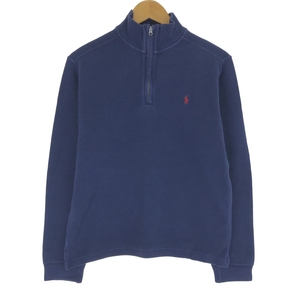 古着 ラルフローレン Ralph Lauren POLO RALPH LAUREN ハーフジップスウェットシャツ トレーナー メンズXL相当 /eaa429114