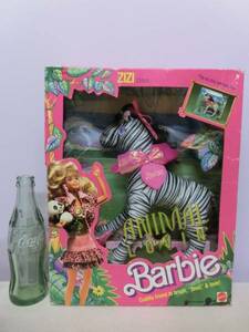 バービー 1988年 アニマル ゼブラ 馬 シマウマ ビンテージ 人形ペット動物 ファンシー◆Barbie 80s Vintage Doll ANIMAL LOVIN