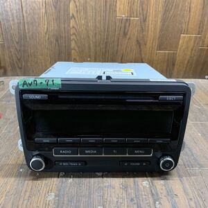 AV7-71 激安 カーステレオ CDプレーヤー VW フォルクスワーゲン BOSCH 1K0 035 183 B 7 640 215 360 VWZ1Z2M0115414 通電未確認 ジャンク